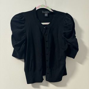 August Silk Black Shrug